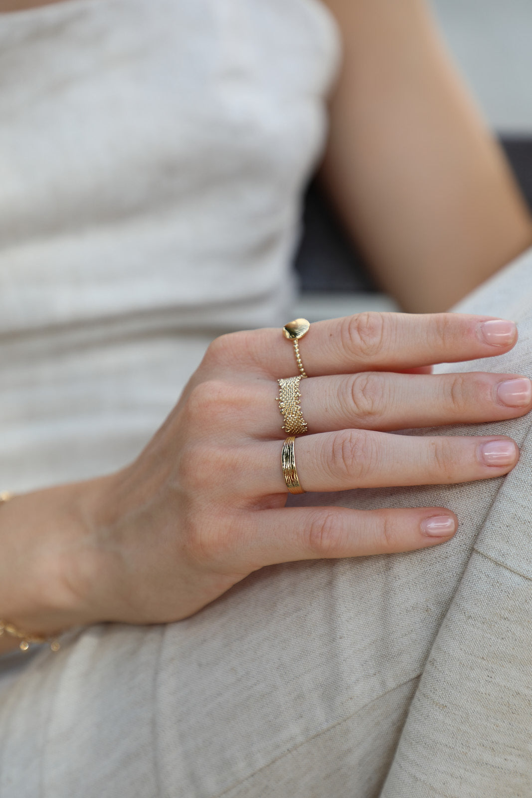 Bague Raphia Moyen modèle - waekura