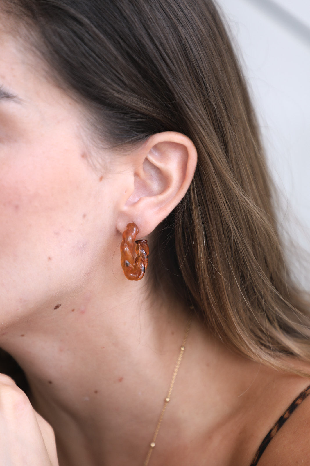 Boucles d'oreilles Roma - Miel - waekura