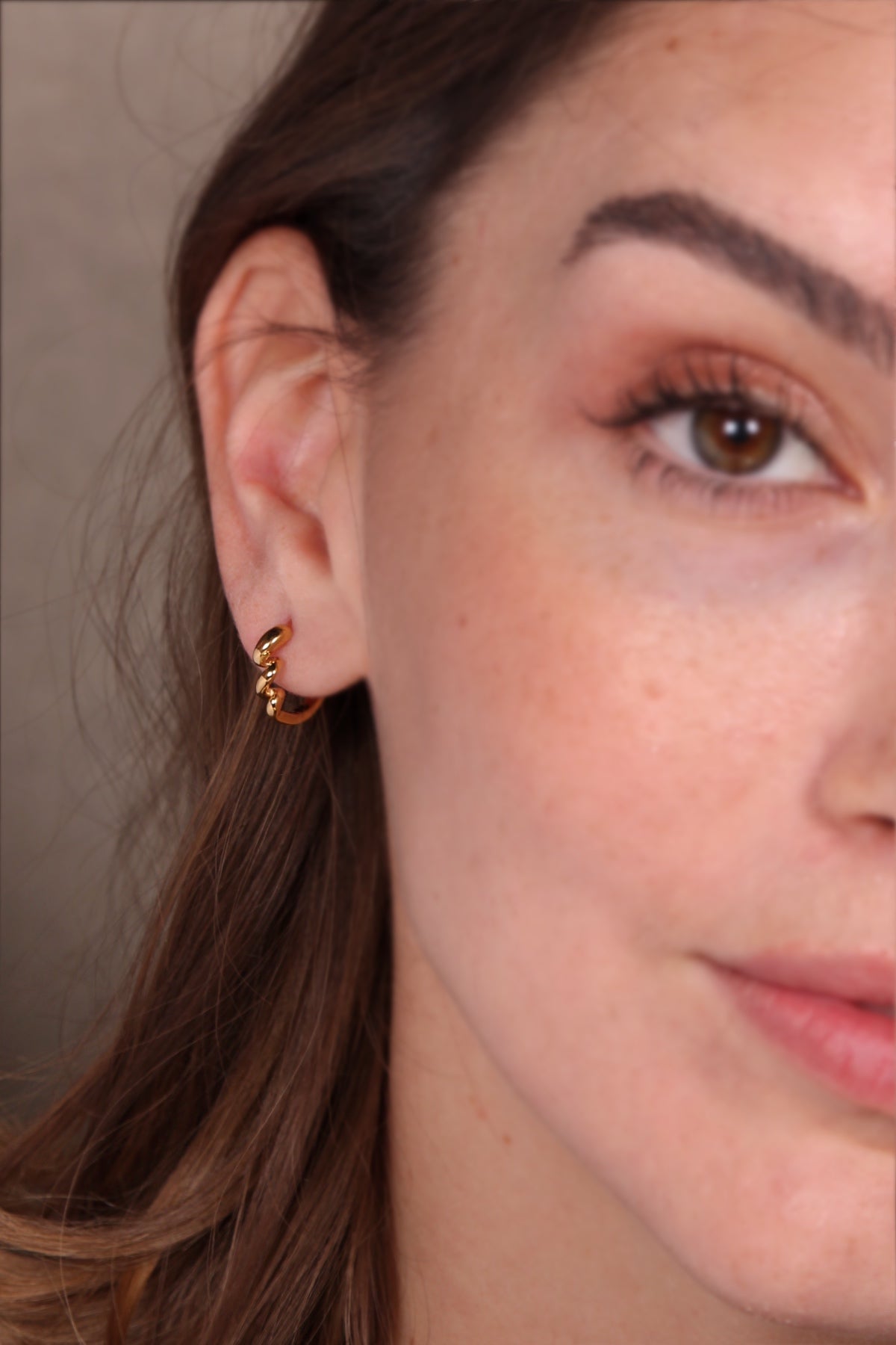 Mini créoles Curl - waekura