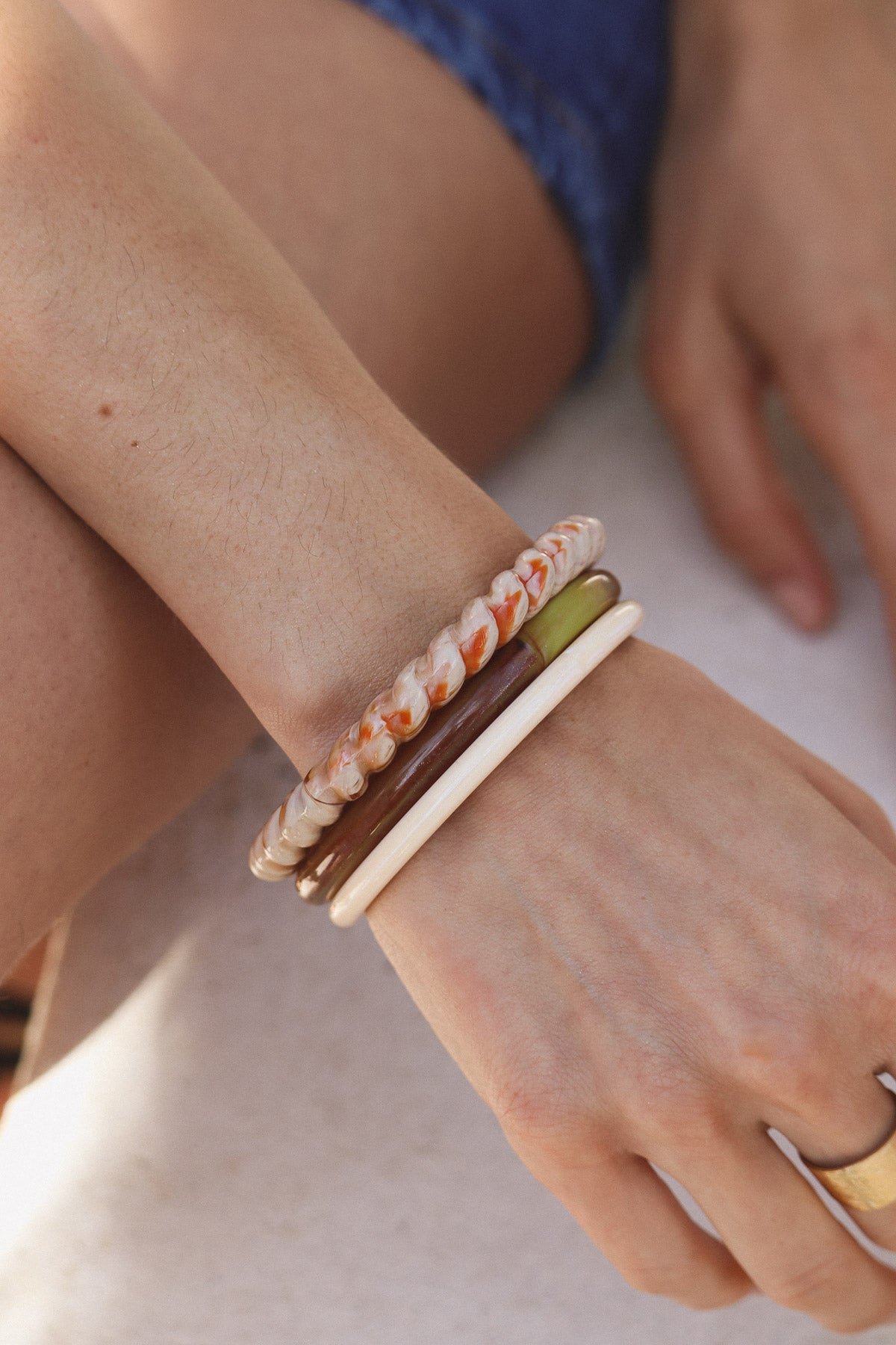 Bracelet Torsade Miel - waekura