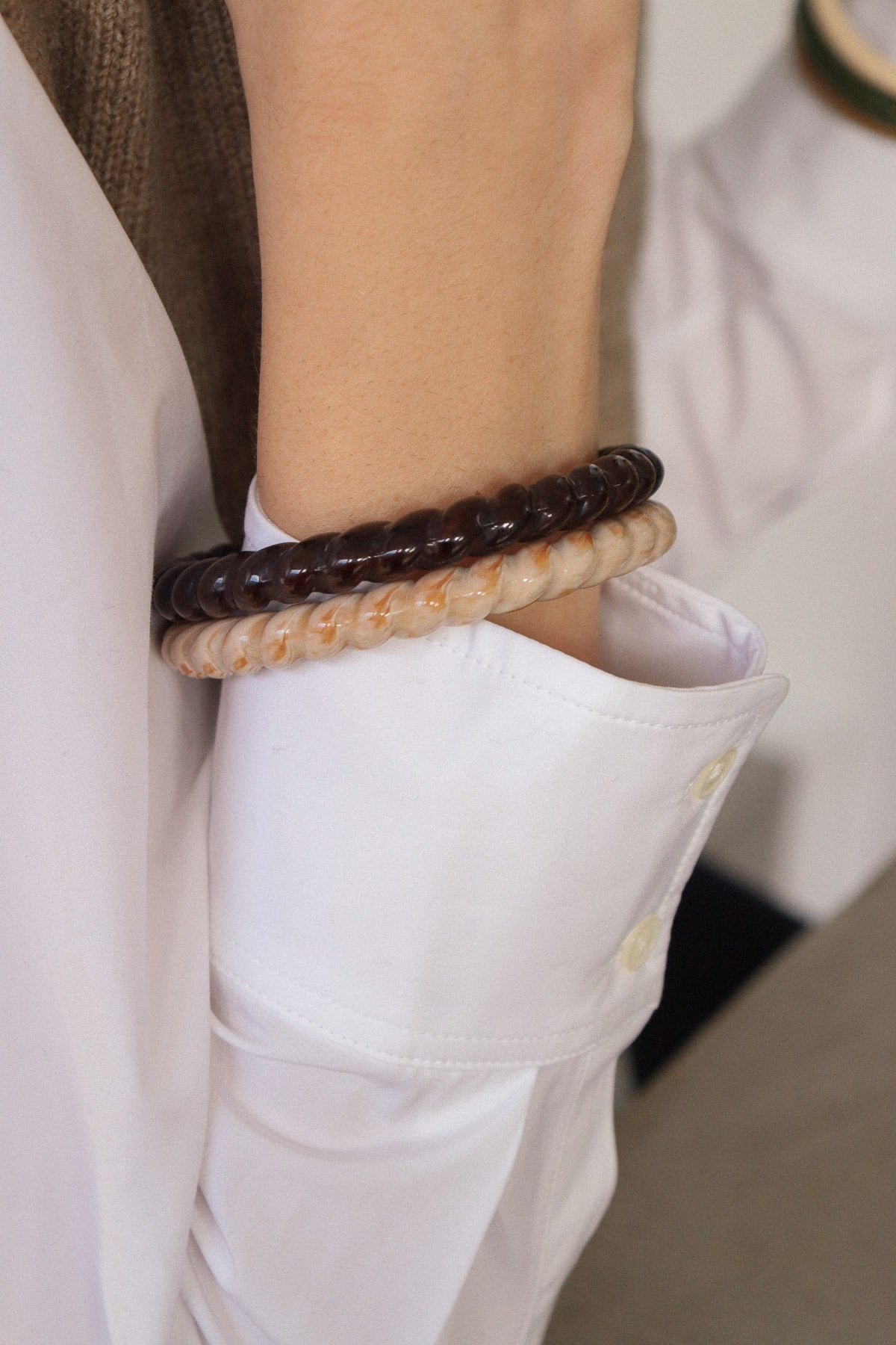 Bracelet Torsade Cacao - waekura
