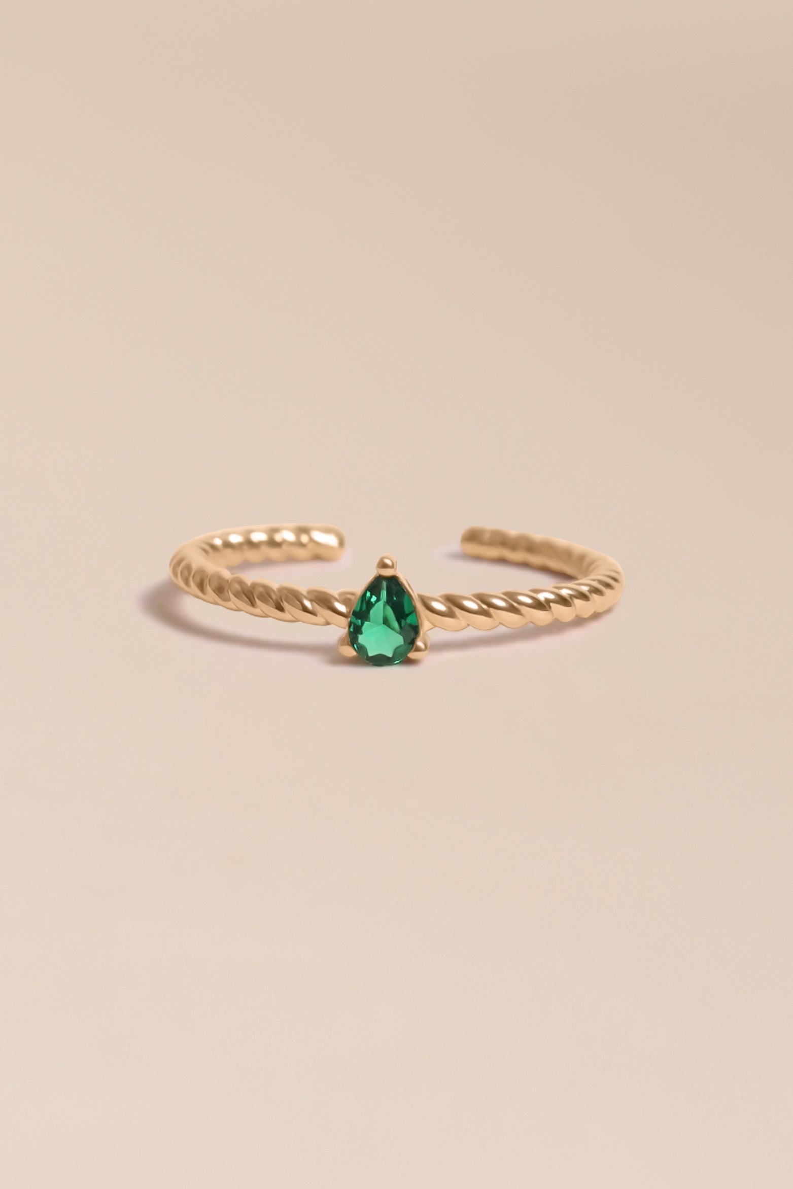 Bague Basilic - Verte - waekura