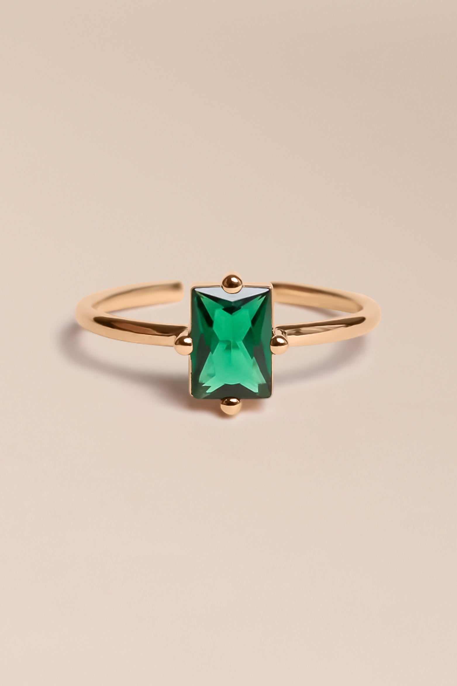 Bague Madeleine Vert - waekura