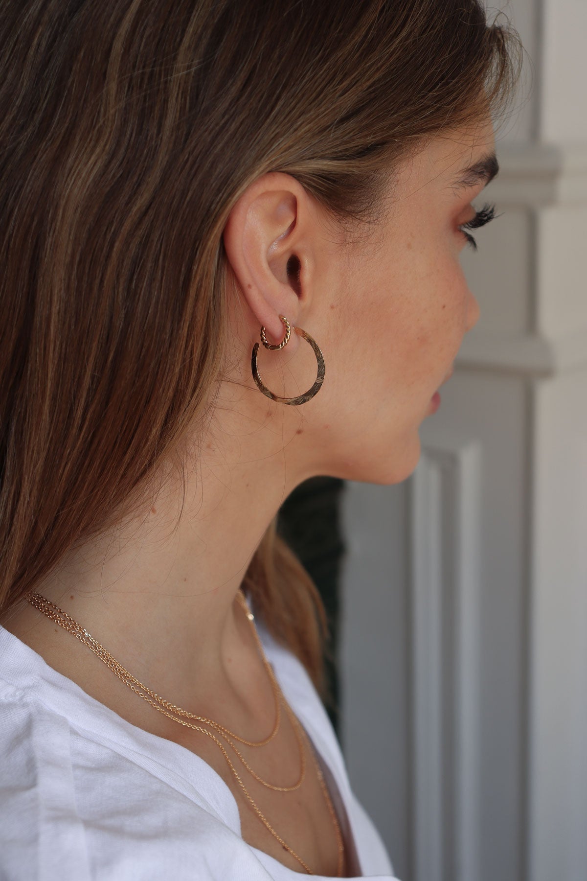 Mini créoles Tresse - waekura