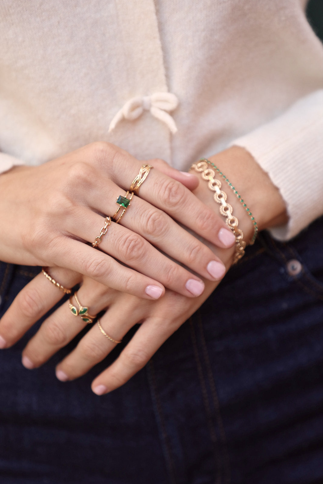 Ring Madeleine Green