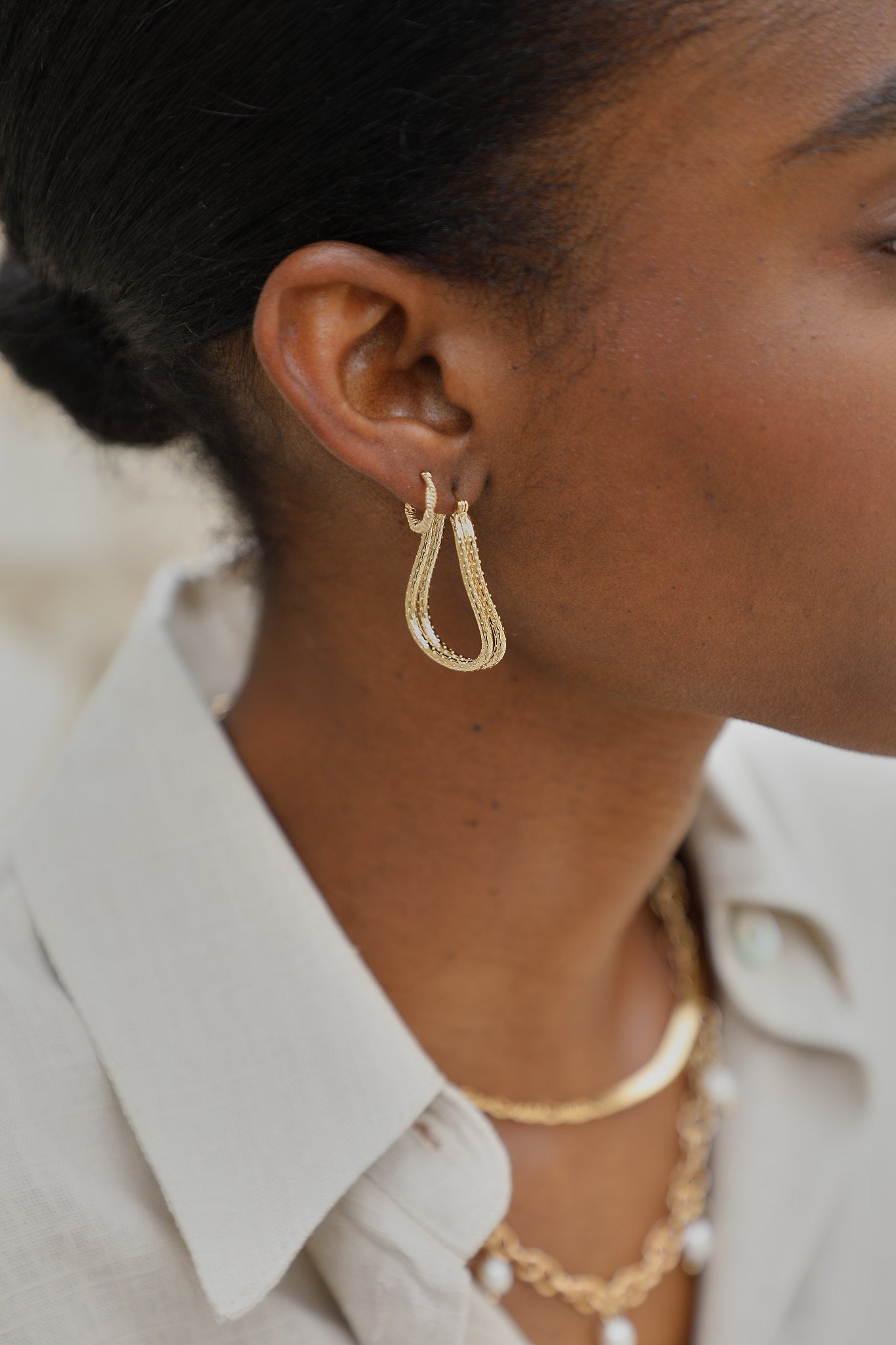 Boucles d'oreilles Hélène - waekura