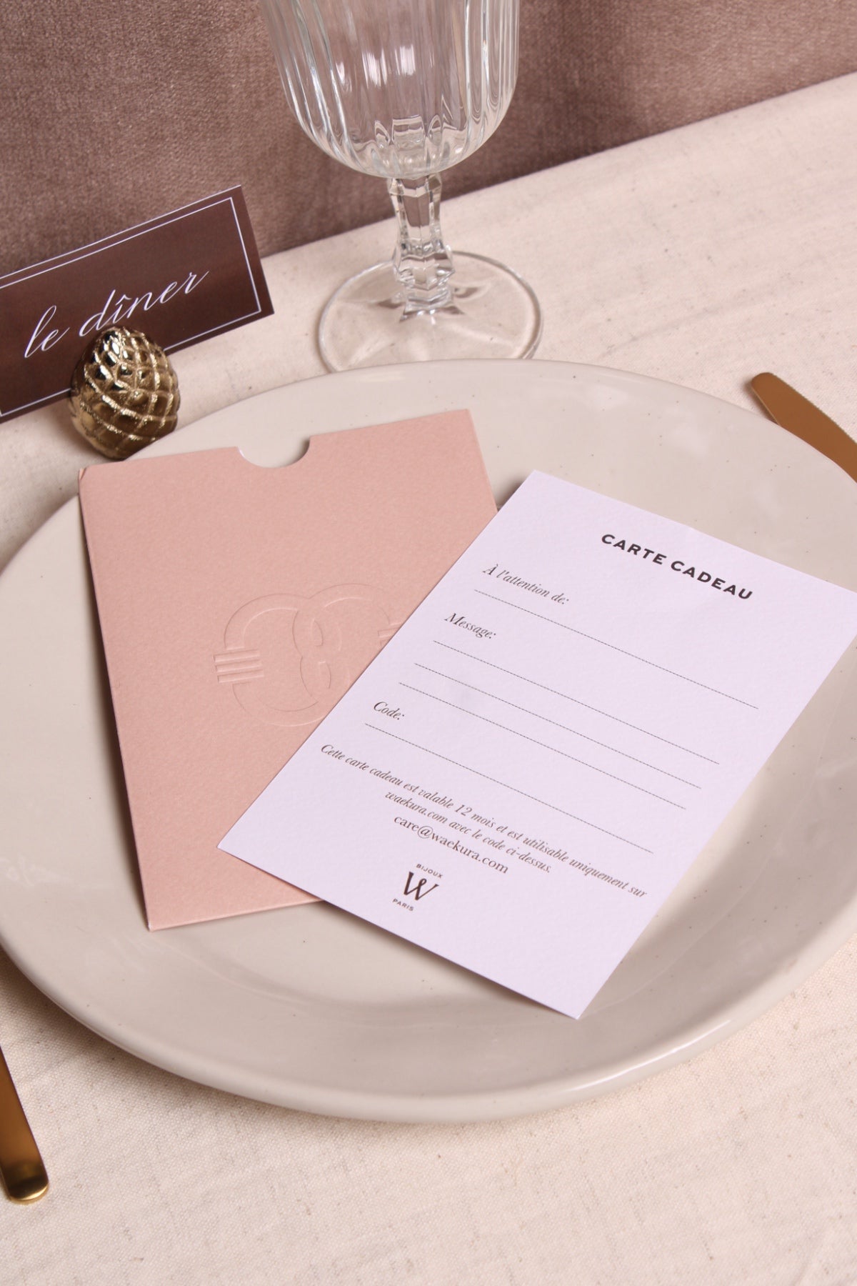 Carte Cadeau Papier - waekura