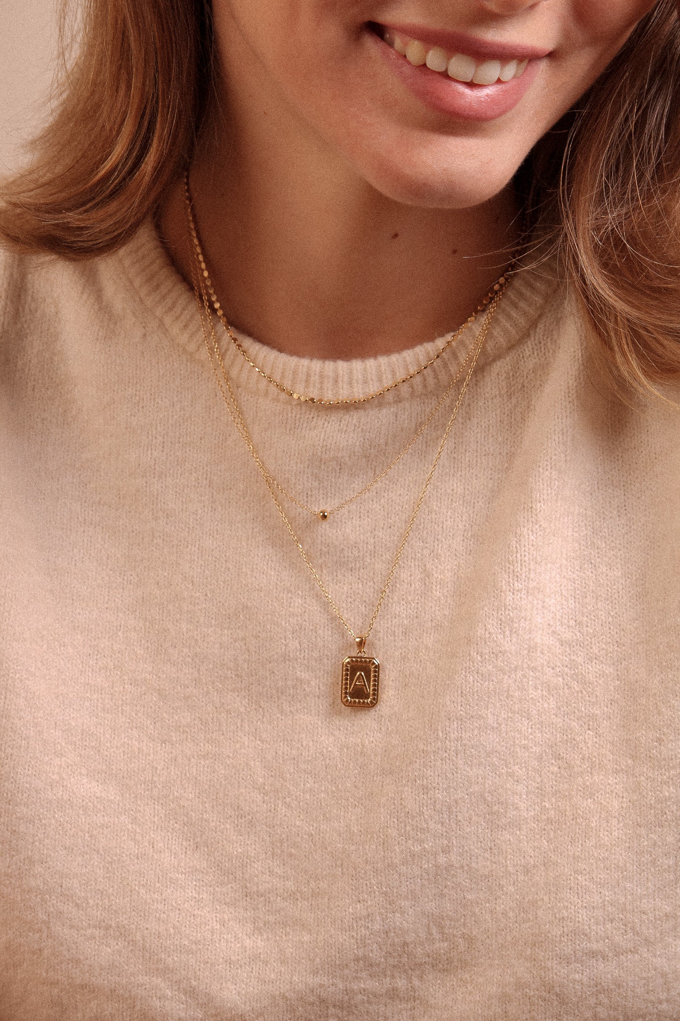 Collier Initiale (A à M) - waekura