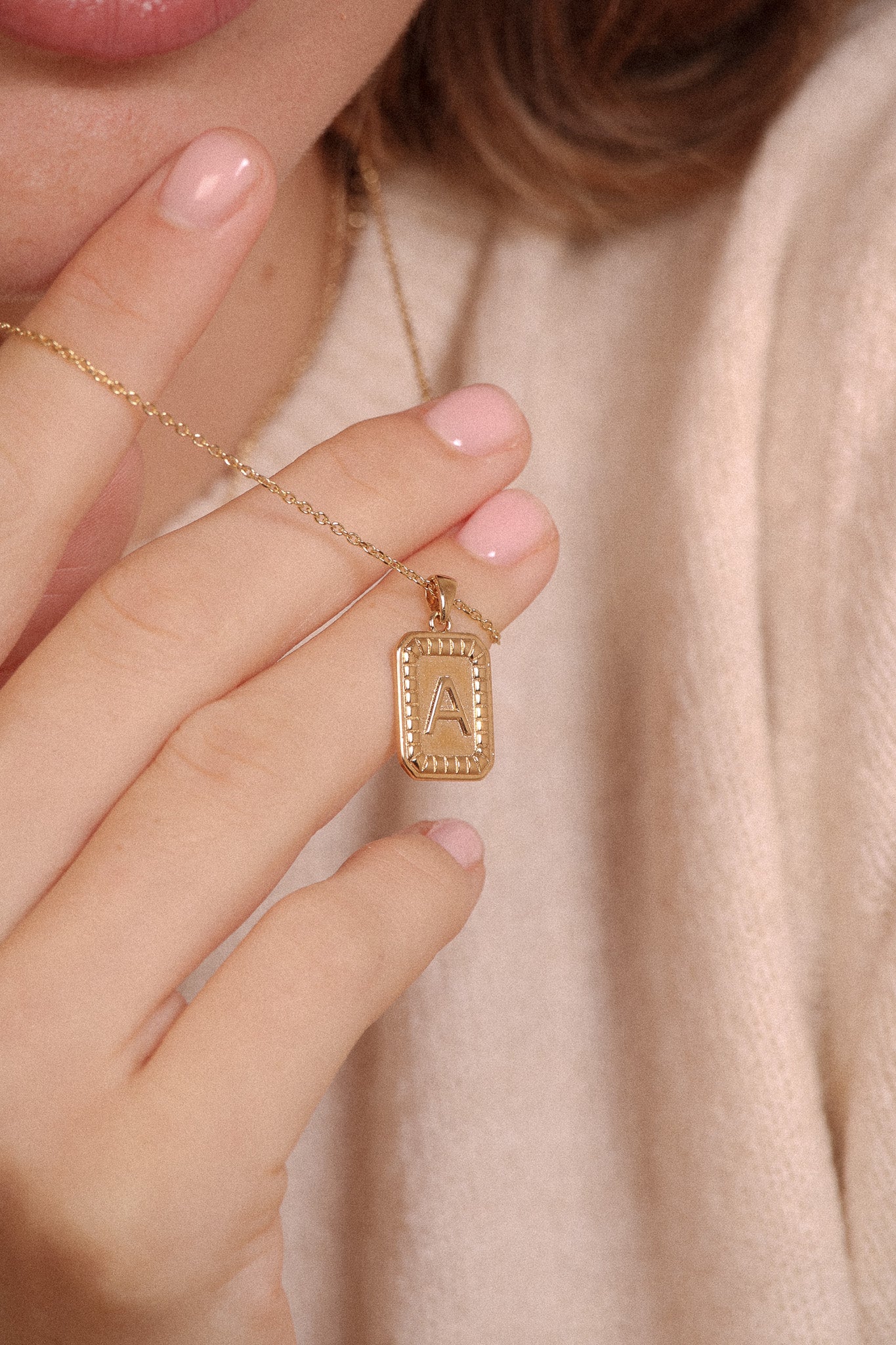 Collier Initiale (N à Z) - waekura