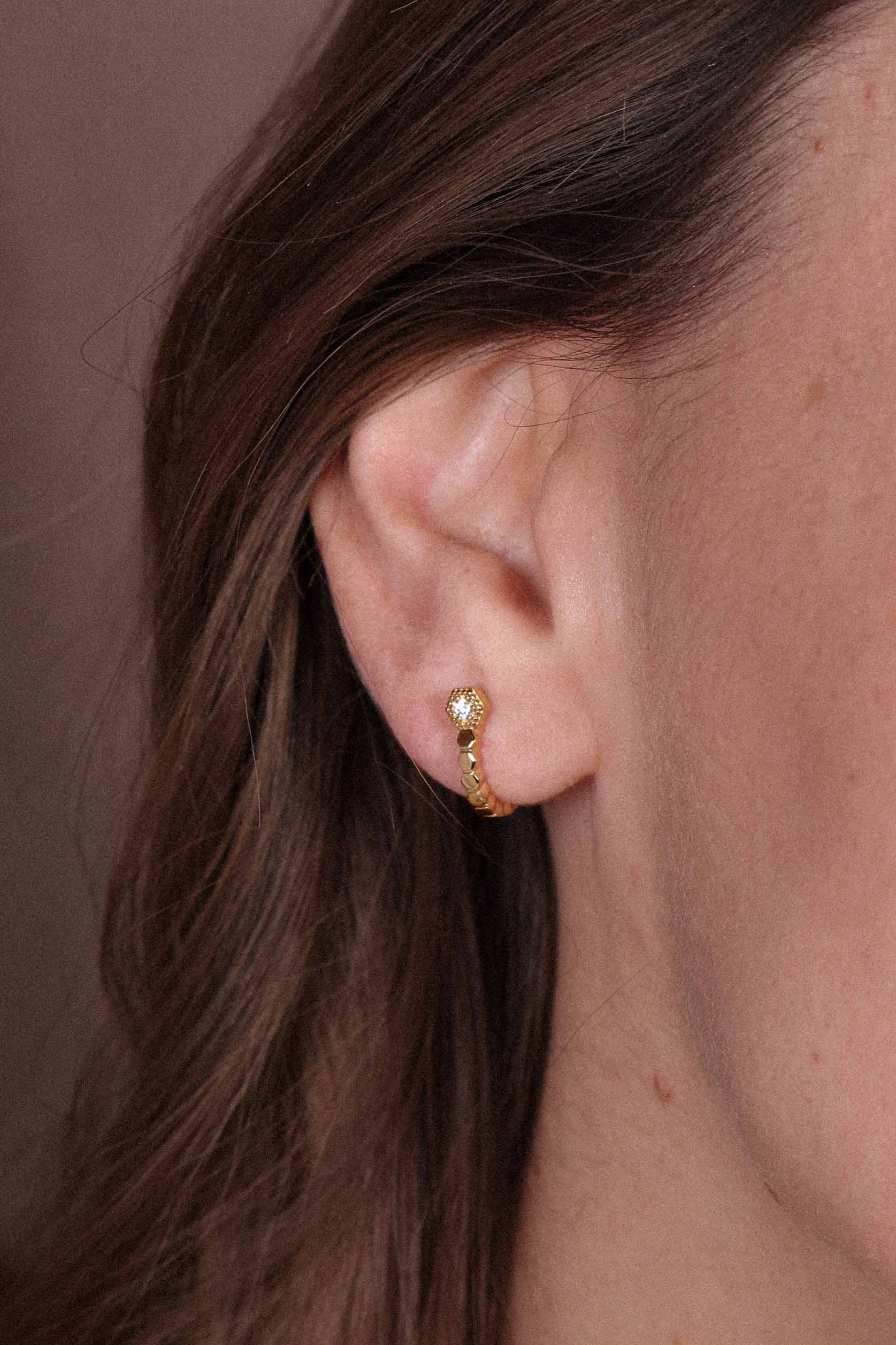 Mini créoles Billy - waekura