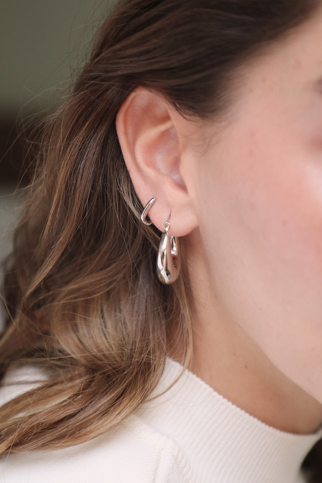 Boucles d'oreilles Octave XS - Palladium - waekura