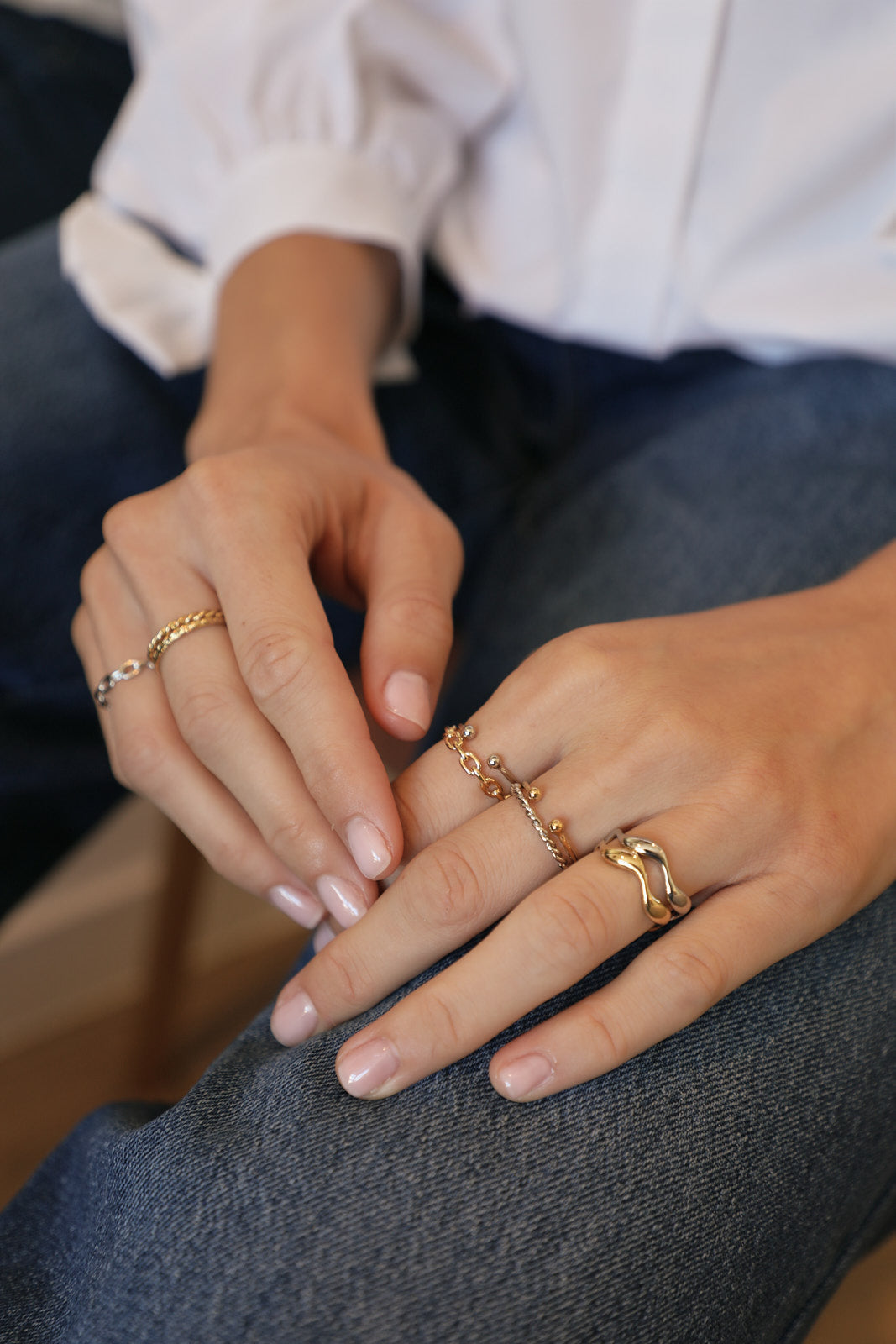 Bague Elรฉa - Palladium - waekura