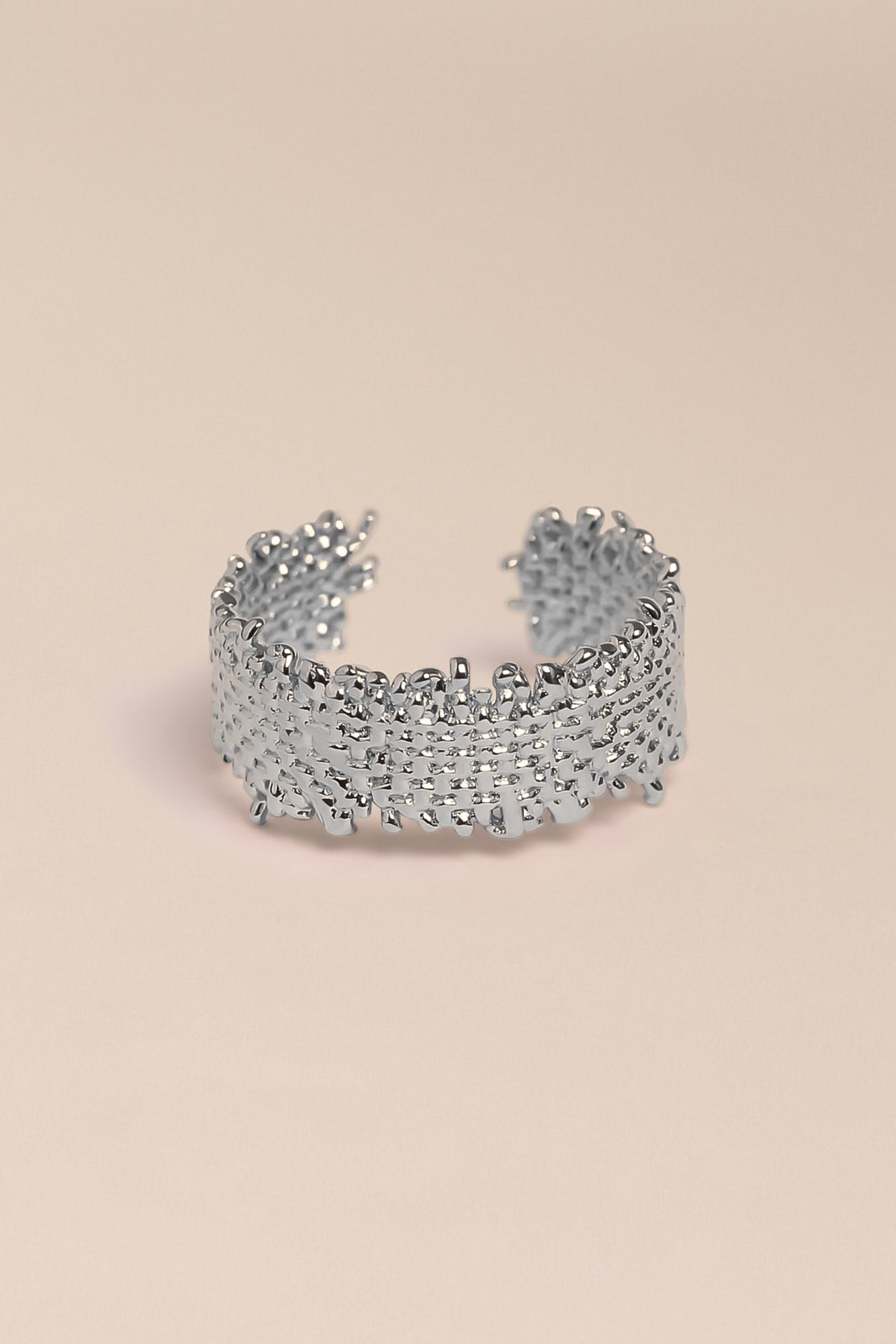 Bague Raphia Moyen modèle - Palladium - waekura