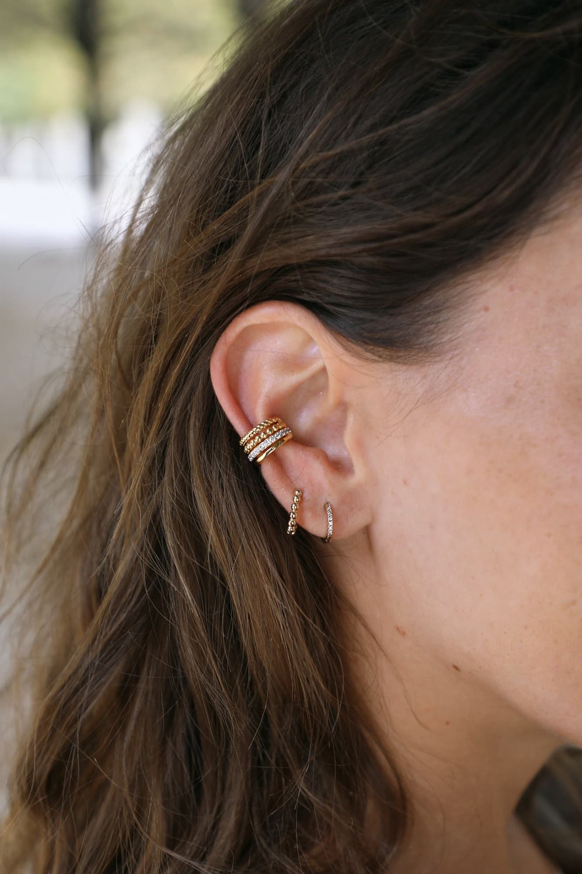 Mini bead earrings