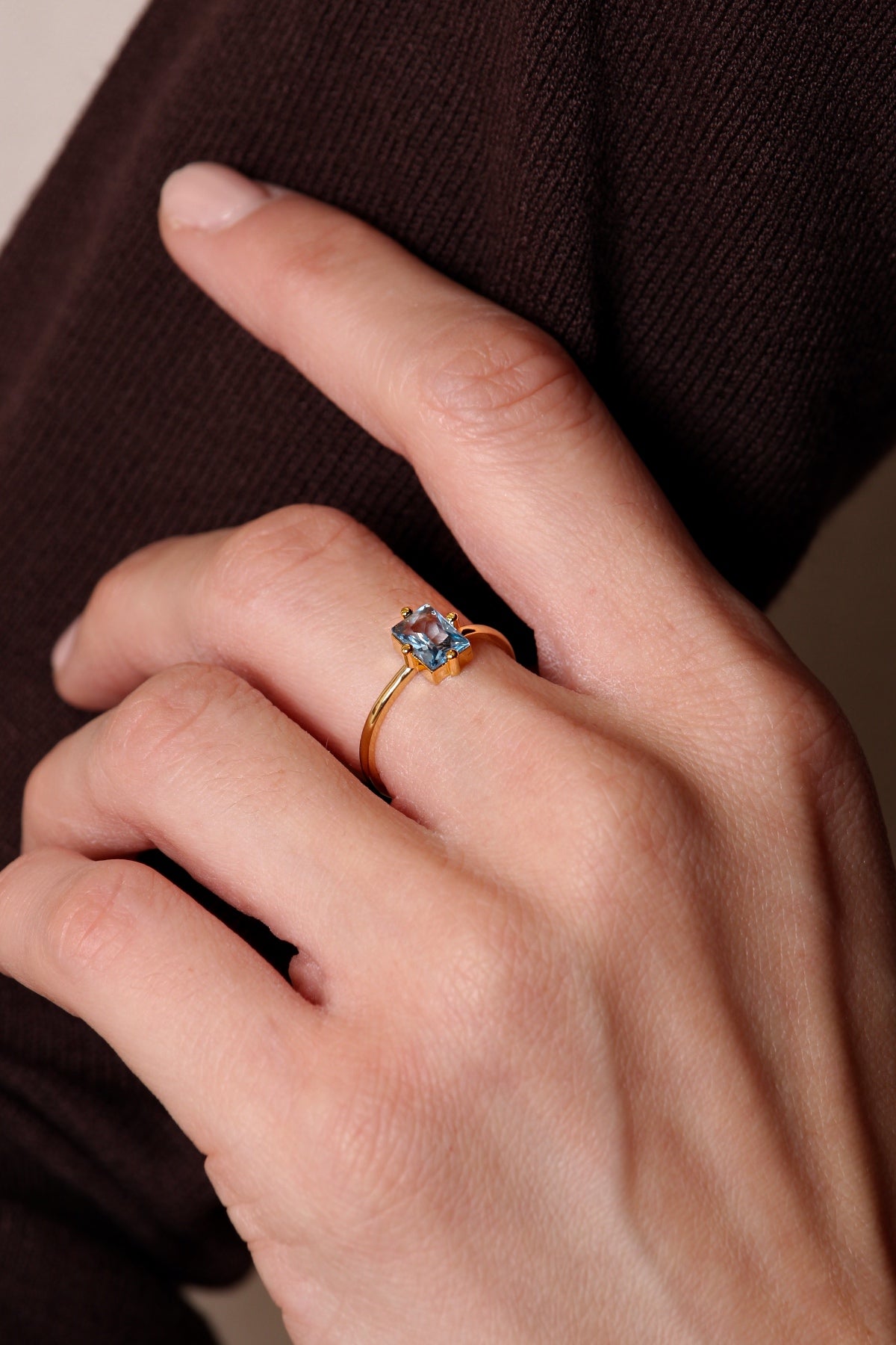 Bague Madeleine Bleu - waekura