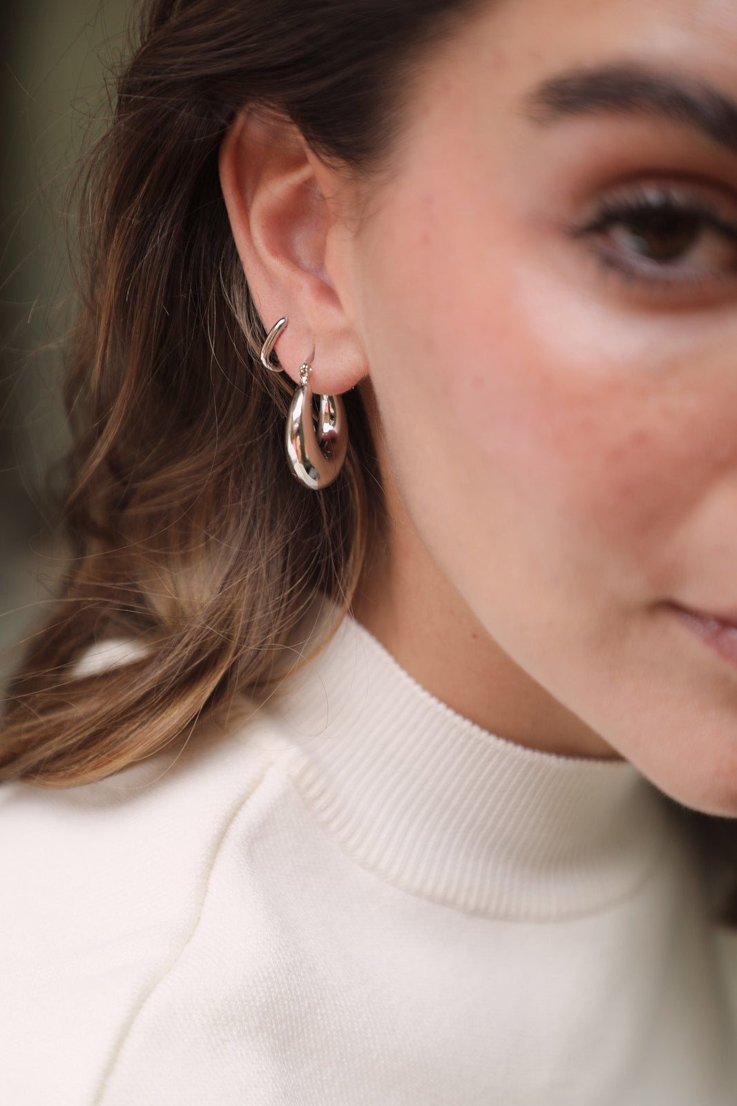 Boucles d'oreilles Milo - Palladium - waekura