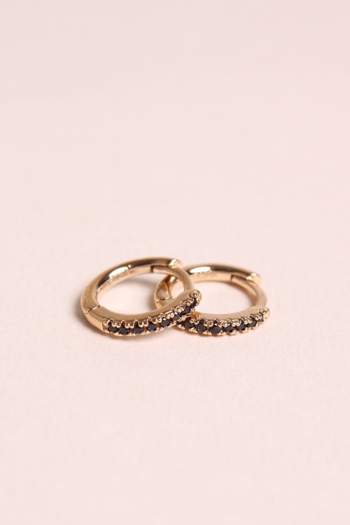 Mini créoles noire - waekura