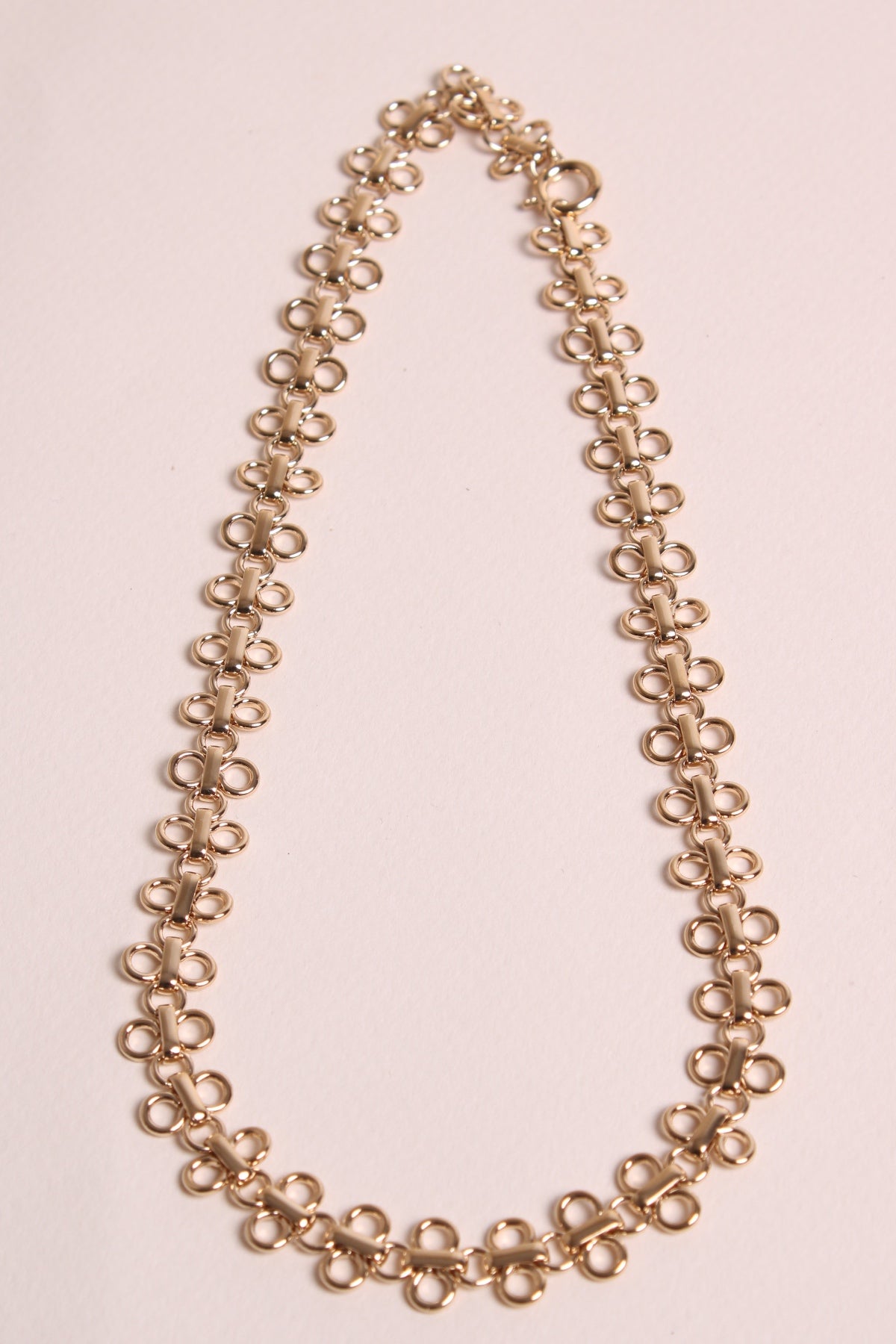 Collier maille trefle - waekura