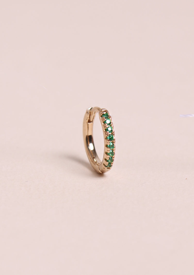 Mini créoles basilic - waekura