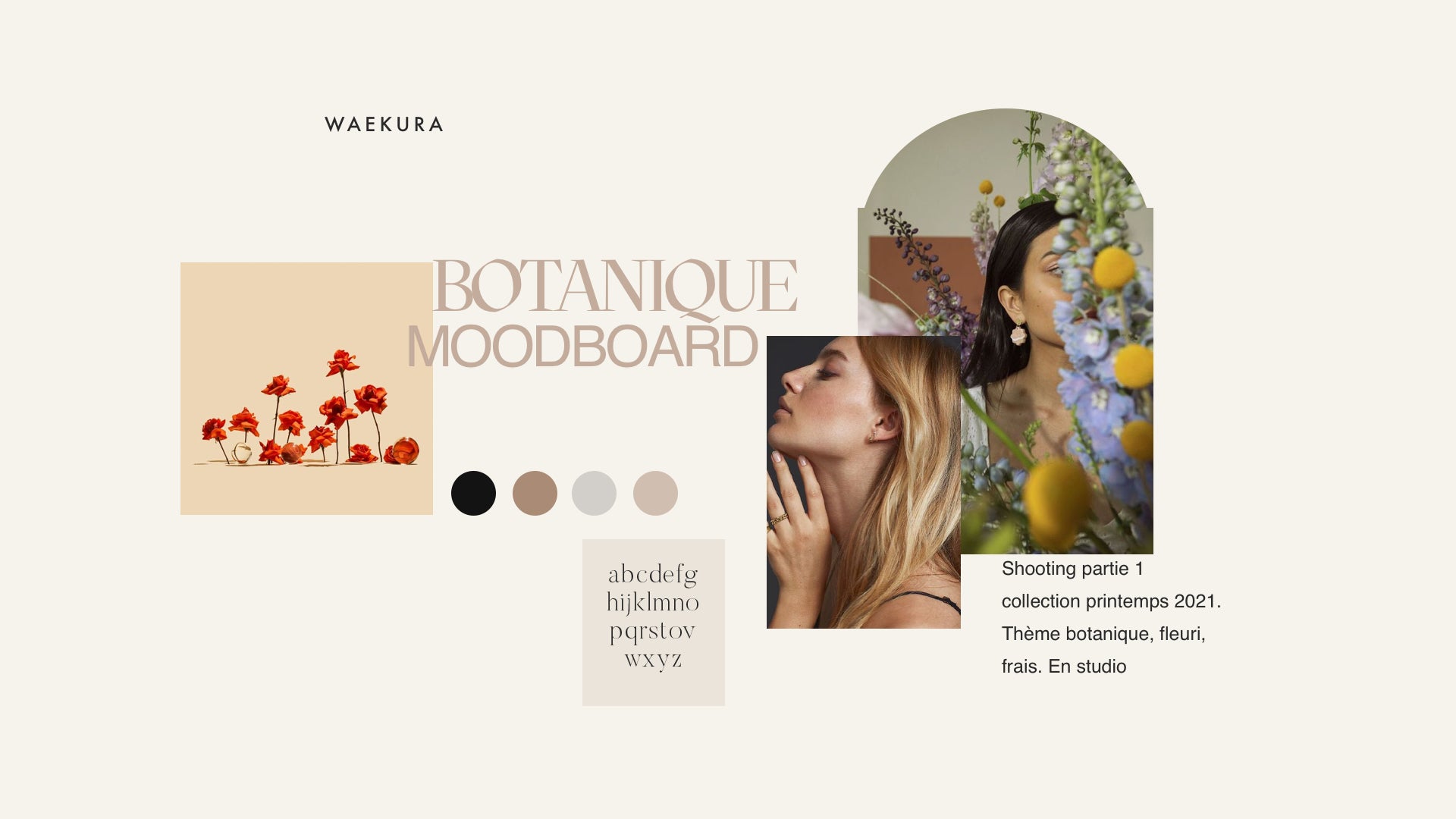 Nos moodboards et shooting, le process