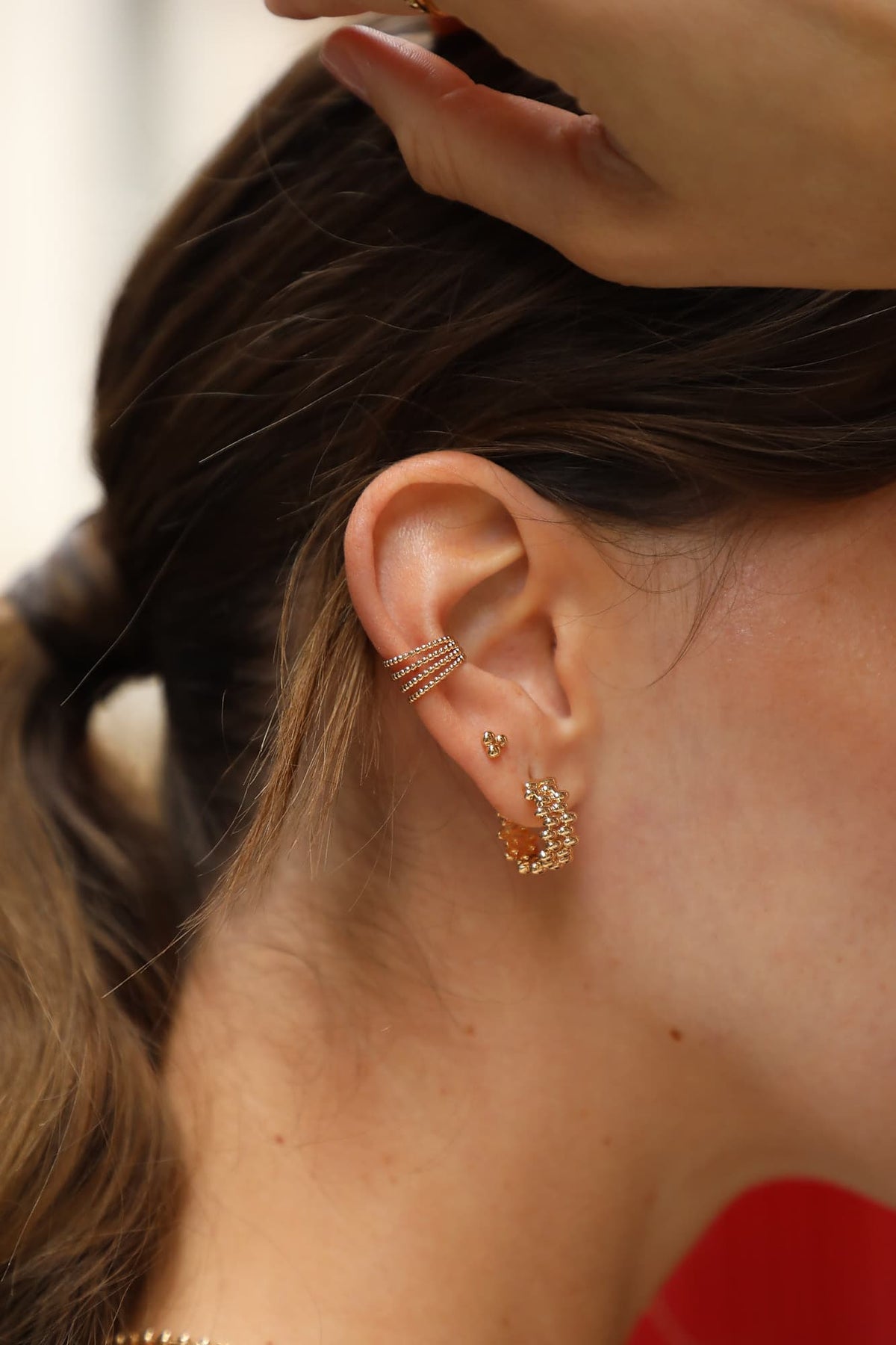 iris coco Nisrine boucles d'oreilles