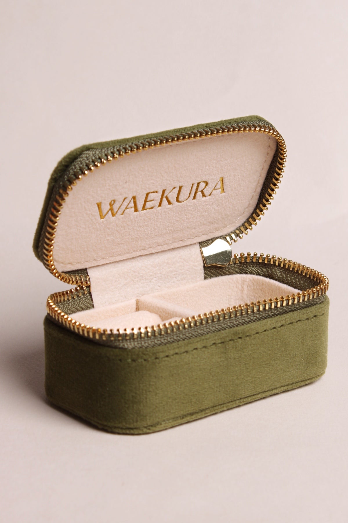 La Mini Boîte à Bijoux - vert olive - waekura