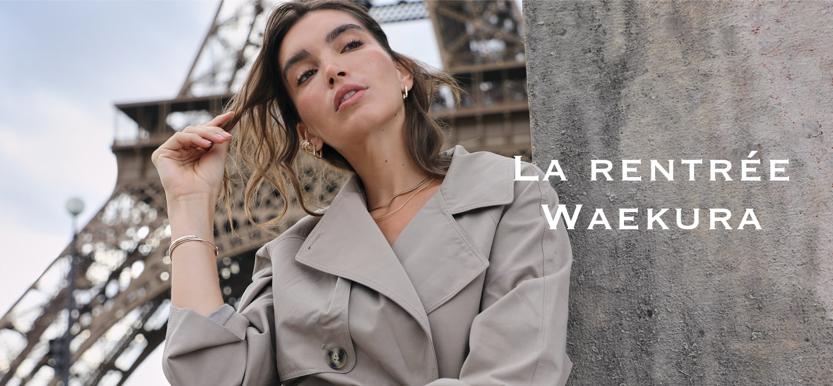 Waekura - Delicate and modern feminine gold plated jewelry