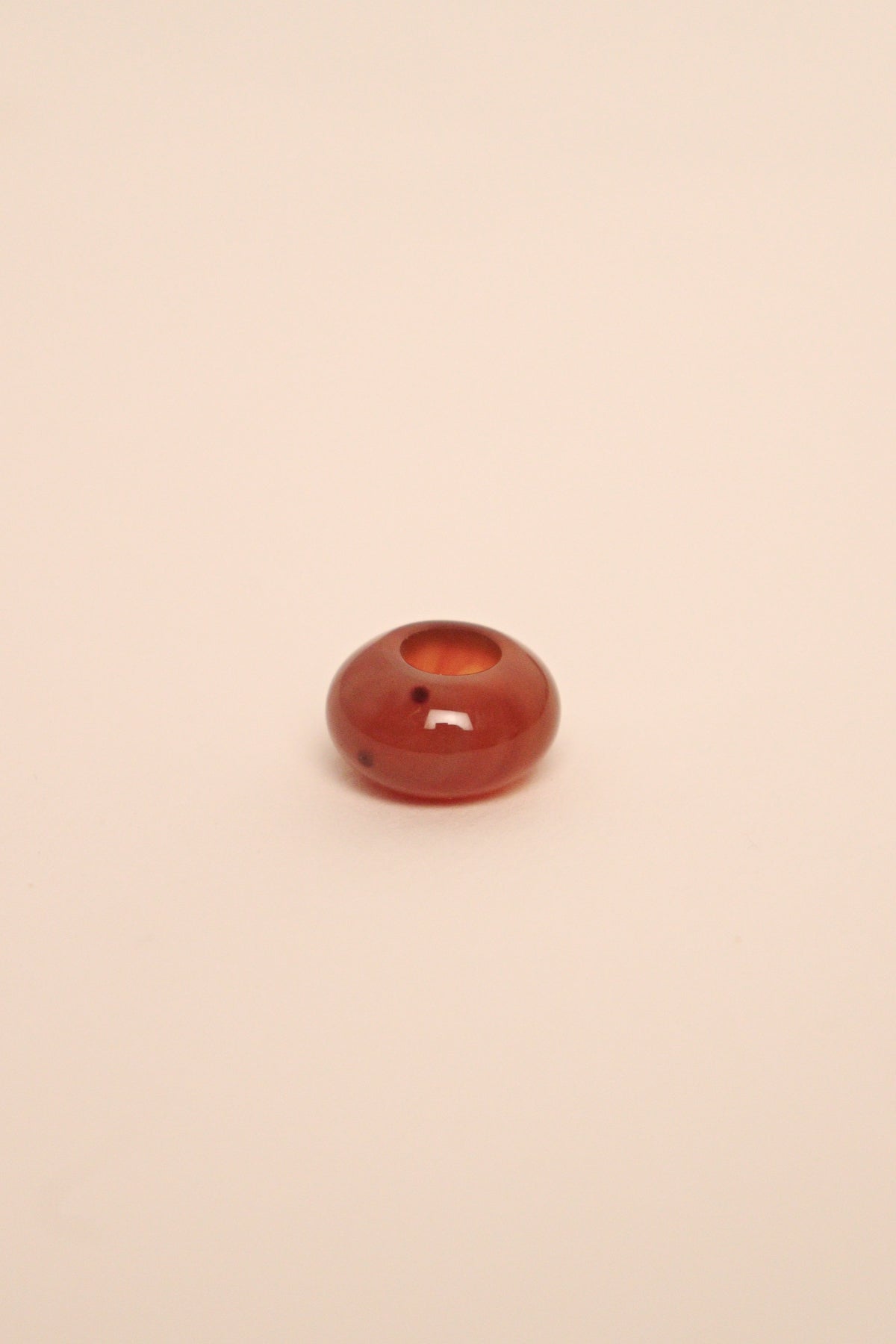 Appret -  Donut Ovale Agate Rouge - waekura