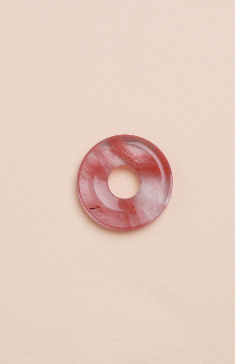 Boucles d'oreilles Rose Pasteque - waekura