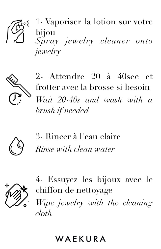 Kit de nettoyage bijoux - waekura